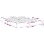Black engineered wood bed frame 120x200 cm by vidaXL, Beds and slatted bases - Ref: Foro24-842029, Price: 98,52 €, Discount: %