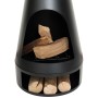 RedFire Chimenea Kingston de acero negro mate 43x120 cm de RedFire, Chimeneas - Ref: Foro24-428833, Precio: 181,79 €, Descuen...