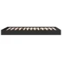 Black engineered wood bed frame 100x200 cm by vidaXL, Beds and slatted bases - Ref: Foro24-842057, Price: 64,38 €, Discount: %