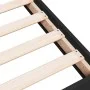 Black engineered wood bed frame 100x200 cm by vidaXL, Beds and slatted bases - Ref: Foro24-842057, Price: 64,38 €, Discount: %