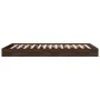 Oak brown engineered wood bed frame 100x200 cm by vidaXL, Beds and slatted bases - Ref: Foro24-842062, Price: 63,74 €, Discou...
