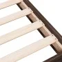 Oak brown engineered wood bed frame 100x200 cm by vidaXL, Beds and slatted bases - Ref: Foro24-842062, Price: 63,74 €, Discou...