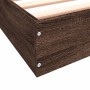 Estructura de cama madera de ingeniería roble marrón 75x190 cm de vidaXL, Camas y somieres - Ref: Foro24-842083, Precio: 62,1...