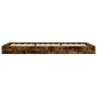 Estructura de cama madera de ingeniería roble humo 75x190 cm de vidaXL, Camas y somieres - Ref: Foro24-842081, Precio: 56,29 ...