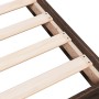Oak brown engineered wood bed frame 90x190 cm by vidaXL, Beds and slatted bases - Ref: Foro24-842076, Price: 67,40 €, Discoun...
