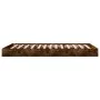 Smoked oak engineered wood bed frame 90x190 cm by vidaXL, Beds and slatted bases - Ref: Foro24-842074, Price: 60,12 €, Discou...