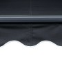 Toldo retráctil manual con LED gris antracita 350x250 cm de vidaXL, Toldos - Ref: Foro24-3051244, Precio: 373,09 €, Descuento: %