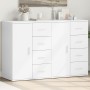 Aparadores 2 uds madera de ingeniería blanco 59x39x80 cm de vidaXL, Aparadores - Ref: Foro24-3276630, Precio: 229,78 €, Descu...