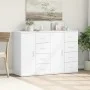Sideboards 2 pcs white engineered wood 59x39x80 cm by vidaXL, Sideboards - Ref: Foro24-3276630, Price: 225,99 €, Discount: %