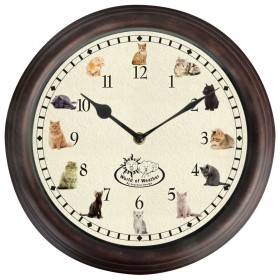 Esschert Design Cat Sound Uhr von Esschert Design, Wanduhren - Ref: Foro24-428857, Preis: 21,11 €, Rabatt: %