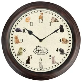 Esschert Design Cat Sounds Clock by Esschert Design, Wall clocks - Ref: Foro24-428857, Price: 21,13 €, Discount: %