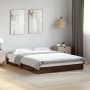 Bettgestell aus eichenbraunem Holzwerkstoff, 120 x 190 cm von vidaXL, Betten und Lattenroste - Ref: Foro24-842055, Preis: 83,...
