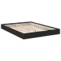 Black engineered wood bed frame 135x190 cm by vidaXL, Beds and slatted bases - Ref: Foro24-842043, Price: 88,54 €, Discount: %