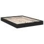 Black engineered wood bed frame 135x190 cm by vidaXL, Beds and slatted bases - Ref: Foro24-842043, Price: 88,54 €, Discount: %