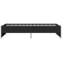 Black engineered wood and metal bed frame 90x190 cm by vidaXL, Beds and slatted bases - Ref: Foro24-845246, Price: 91,15 €, D...