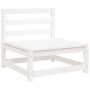 Gartensofa-Set 9-teilig aus massivem weißem Kiefernholz von vidaXL, Gartensets - Ref: Foro24-3299366, Preis: 565,09 €, Rabatt: %