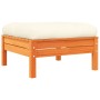 Gartensofa-Set 10-teilig mit Kissen aus wachsbraunem Kiefernholz von vidaXL, Gartensets - Ref: Foro24-3299600, Preis: 903,46 ...