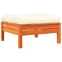 Gartensofa-Set 10-teilig mit Kissen aus wachsbraunem Kiefernholz von vidaXL, Gartensets - Ref: Foro24-3299600, Preis: 867,98 ...