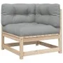 Juego de sofás de jardín 8 pzas con conjines madera maciza pino de vidaXL, Conjuntos de jardín - Ref: Foro24-3299324, Precio:...