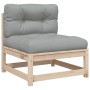 8-teilige Gartensofagarnitur mit Kissen aus massivem Kiefernholz von vidaXL, Gartensets - Ref: Foro24-3299324, Preis: 728,84 ...