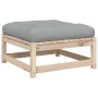 8-teilige Gartensofagarnitur mit Kissen aus massivem Kiefernholz von vidaXL, Gartensets - Ref: Foro24-3299324, Preis: 728,84 ...