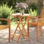 Mesa de jardín plegable madera maciza de acacia Ø60x75 cm de vidaXL, Mesas de jardín - Ref: Foro24-4004909, Precio: 54,51 €, ...