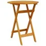 Mesa de jardín plegable madera maciza de acacia Ø60x75 cm de vidaXL, Mesas de jardín - Ref: Foro24-4004909, Precio: 54,51 €, ...