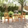 Mesa de jardín plegable madera maciza de acacia Ø60x75 cm de vidaXL, Mesas de jardín - Ref: Foro24-4004909, Precio: 54,51 €, ...
