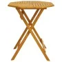 Mesa de jardín plegable madera maciza de acacia Ø60x75 cm de vidaXL, Mesas de jardín - Ref: Foro24-4004909, Precio: 54,51 €, ...