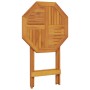 Folding garden table solid acacia wood Ø60x75 cm by vidaXL, Garden tables - Ref: Foro24-4004909, Price: 54,93 €, Discount: %