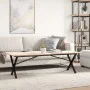 Couchtischbeine aus Gusseisen mit X-Struktur, 140 x 30 x 43 cm von vidaXL, Tischbeine - Ref: Foro24-357902, Preis: 55,77 €, R...
