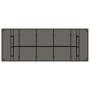Mesa de jardín superficie de vidrio ratán PE marrón 240x90x75cm de vidaXL, Mesas de jardín - Ref: Foro24-365598, Precio: 265,...