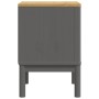 FLORO bedside table solid gray pine wood 45x39x57 cm by vidaXL, Nightstands - Ref: Foro24-374004, Price: 72,60 €, Discount: %
