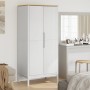 Armario FLORO madera maciza de pino blanco 77x53x171 cm de vidaXL, Armarios roperos - Ref: Foro24-374006, Precio: 256,17 €, D...