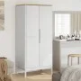 FLORO Kleiderschrank aus massivem weißem Kiefernholz 77x53x171 cm von vidaXL, Kleiderschränke - Ref: Foro24-374006, Preis: 25...