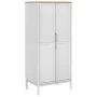 FLORO Kleiderschrank aus massivem weißem Kiefernholz 77x53x171 cm von vidaXL, Kleiderschränke - Ref: Foro24-374006, Preis: 25...