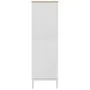 FLORO Kleiderschrank aus massivem weißem Kiefernholz 77x53x171 cm von vidaXL, Kleiderschränke - Ref: Foro24-374006, Preis: 25...