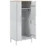 FLORO Kleiderschrank aus massivem weißem Kiefernholz 77x53x171 cm von vidaXL, Kleiderschränke - Ref: Foro24-374006, Preis: 25...