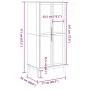 FLORO Kleiderschrank aus massivem weißem Kiefernholz 77x53x171 cm von vidaXL, Kleiderschränke - Ref: Foro24-374006, Preis: 25...