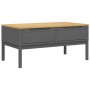 FLORO coffee table solid gray pine wood 99x55.5x45 cm by vidaXL, Coffee table - Ref: Foro24-374019, Price: 131,06 €, Discount: %