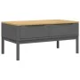 FLORO coffee table solid gray pine wood 99x55.5x45 cm by vidaXL, Coffee table - Ref: Foro24-374019, Price: 125,16 €, Discount: %