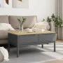 FLORO coffee table solid gray pine wood 99x55.5x45 cm by vidaXL, Coffee table - Ref: Foro24-374019, Price: 125,16 €, Discount: %