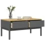 FLORO coffee table solid gray pine wood 99x55.5x45 cm by vidaXL, Coffee table - Ref: Foro24-374019, Price: 125,16 €, Discount: %
