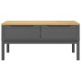 FLORO coffee table solid gray pine wood 99x55.5x45 cm by vidaXL, Coffee table - Ref: Foro24-374019, Price: 131,06 €, Discount: %