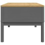 FLORO coffee table solid gray pine wood 99x55.5x45 cm by vidaXL, Coffee table - Ref: Foro24-374019, Price: 131,06 €, Discount: %