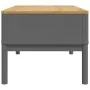 FLORO coffee table solid gray pine wood 99x55.5x45 cm by vidaXL, Coffee table - Ref: Foro24-374019, Price: 125,16 €, Discount: %