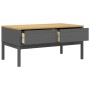 FLORO coffee table solid gray pine wood 99x55.5x45 cm by vidaXL, Coffee table - Ref: Foro24-374019, Price: 131,06 €, Discount: %
