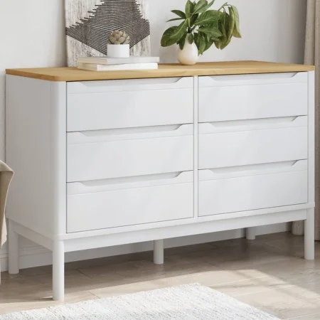FLORO chest of drawers solid white pine wood by vidaXL, Drawers - Ref: Foro24-374012, Price: 173,22 €, Discount: %