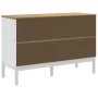 FLORO chest of drawers solid white pine wood by vidaXL, Drawers - Ref: Foro24-374012, Price: 173,22 €, Discount: %