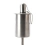 Esschert Design Antorcha de aceite sobre poste acero inoxidable